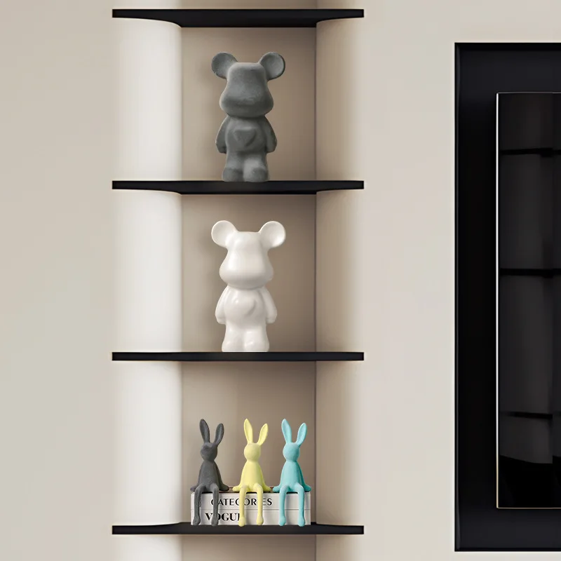 Flocked Bunny Statue - Image 4