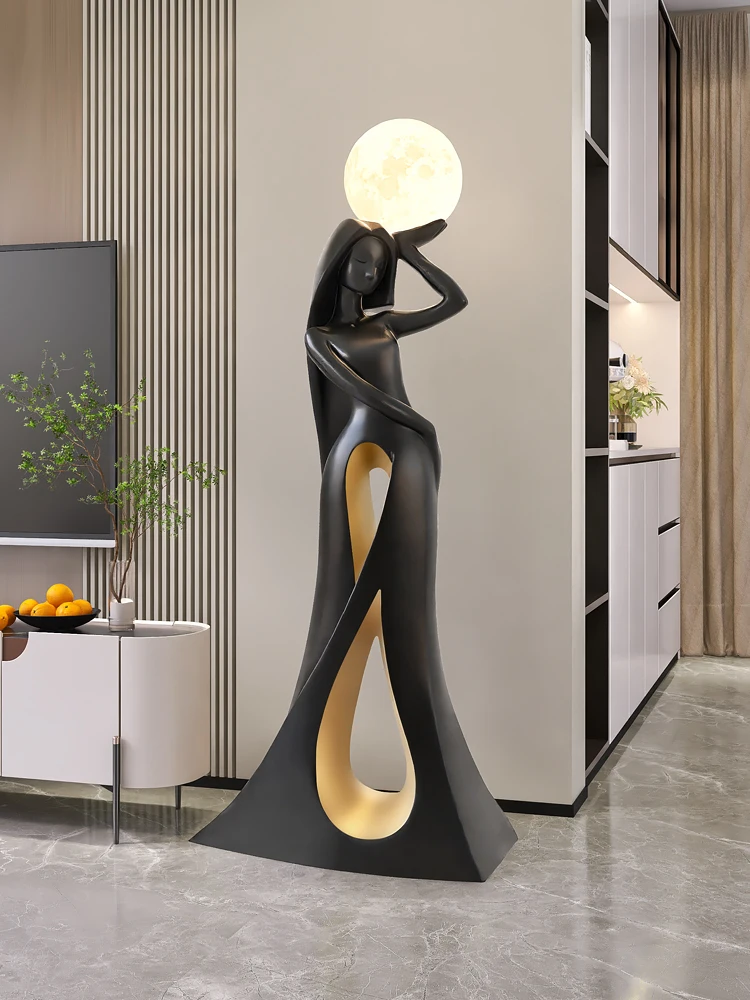 Lady Floor Statue