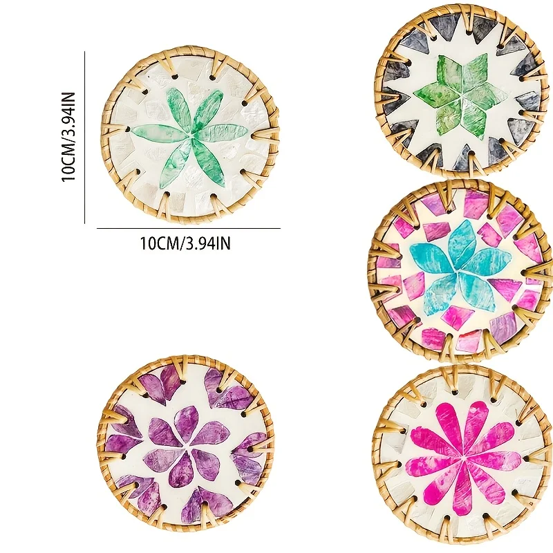 Woven Shell Coasters - Image 2