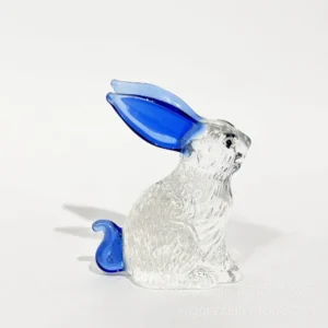 Glass Rabbit Figurine