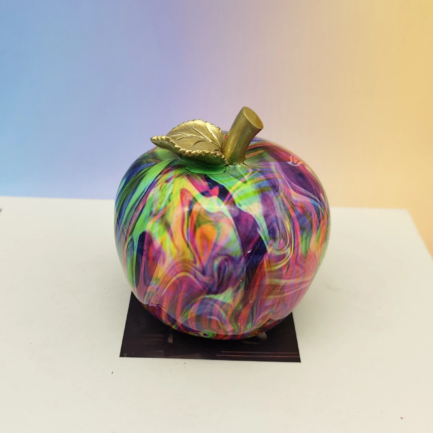 Graffiti Apple Statue - Image 3