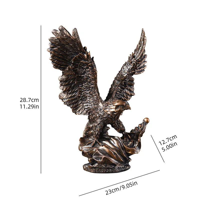 Golden Eagle Statue - Image 6