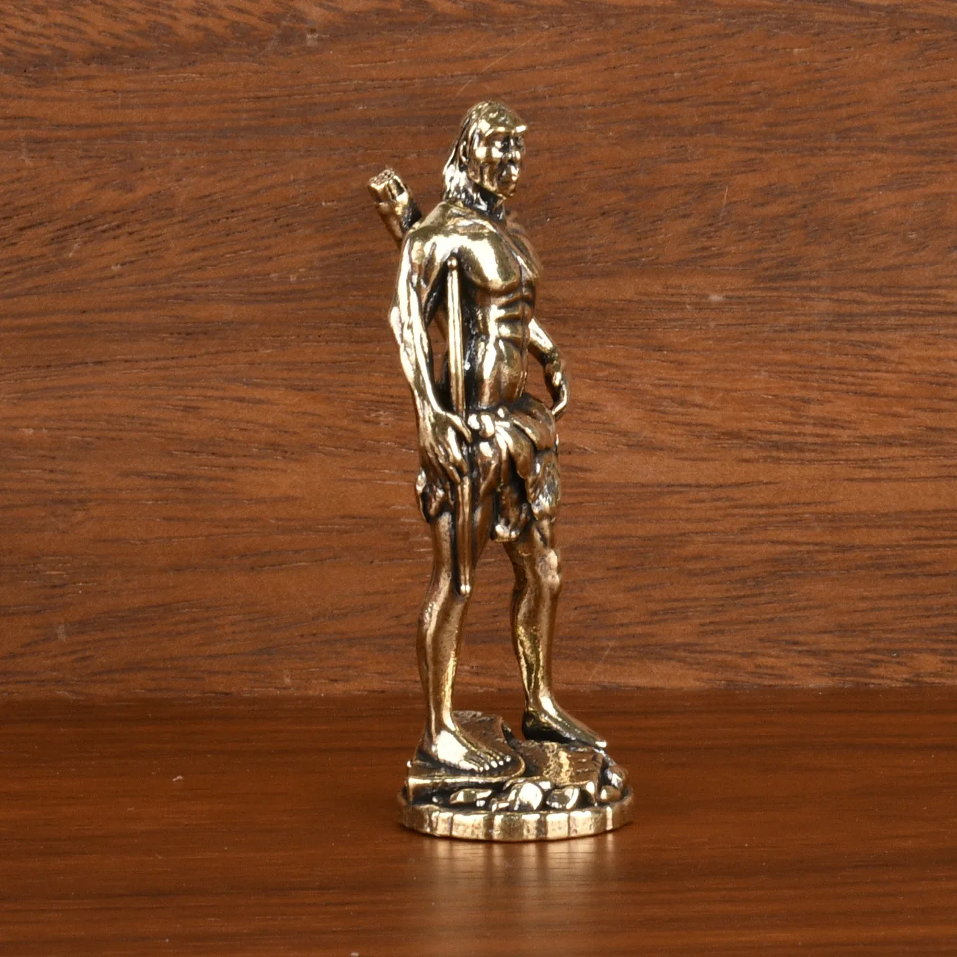 Brass Caveman Figurine - Image 4