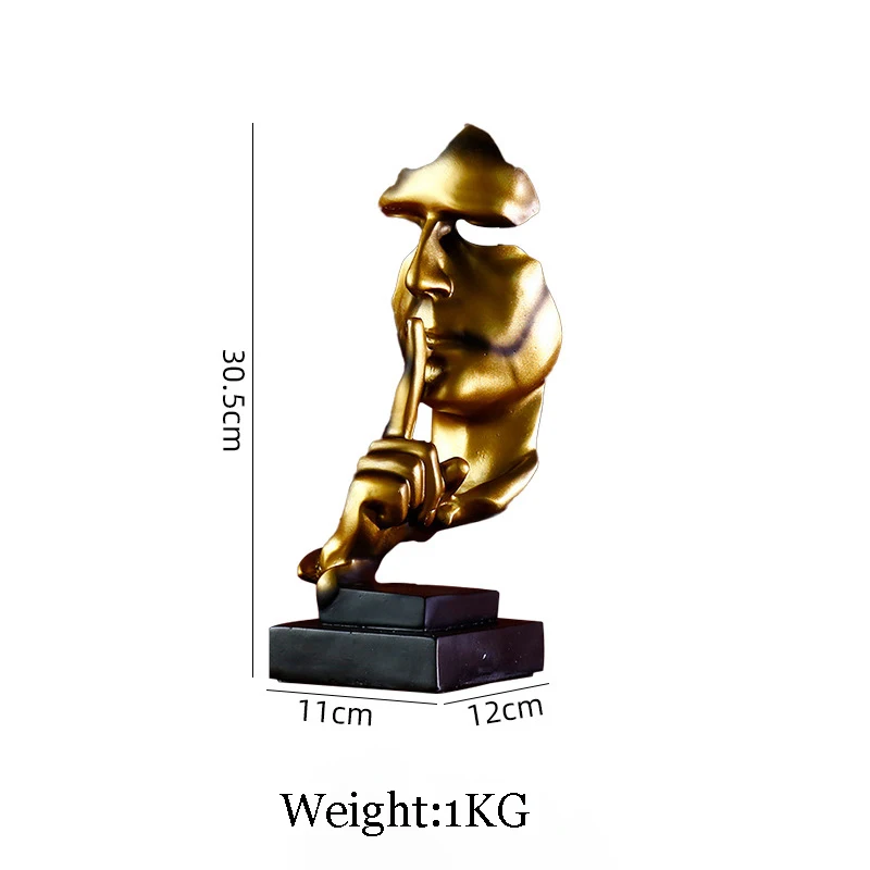 Gold Resin Statue - Image 23