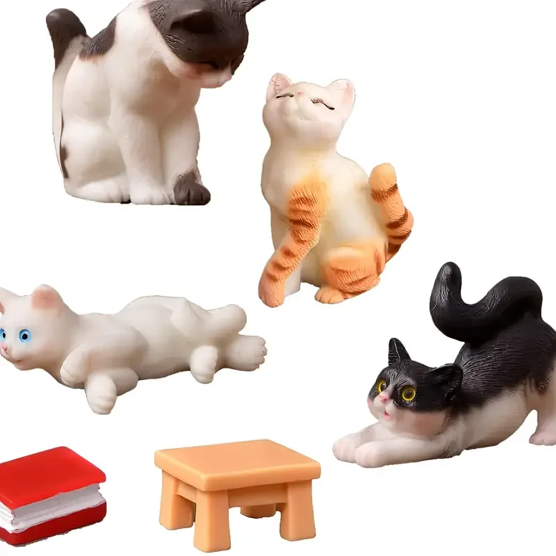 Mini Cat Figurines - Image 3