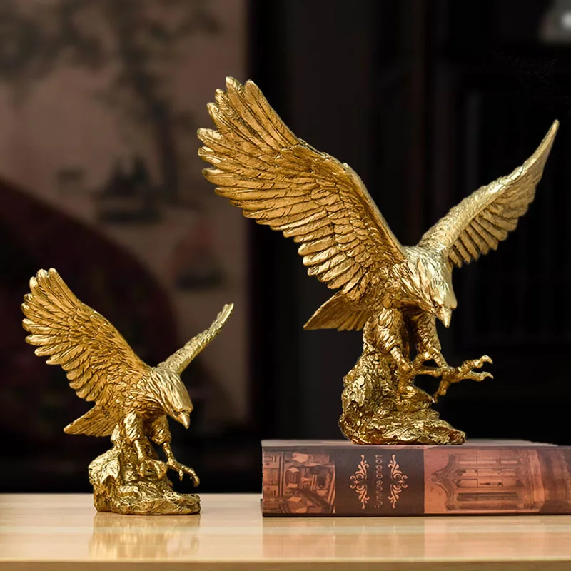 Golden Hawk Figurine - Image 4