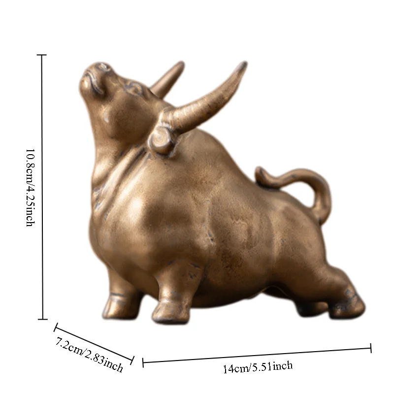 Ceramic Bull Statue - Image 7