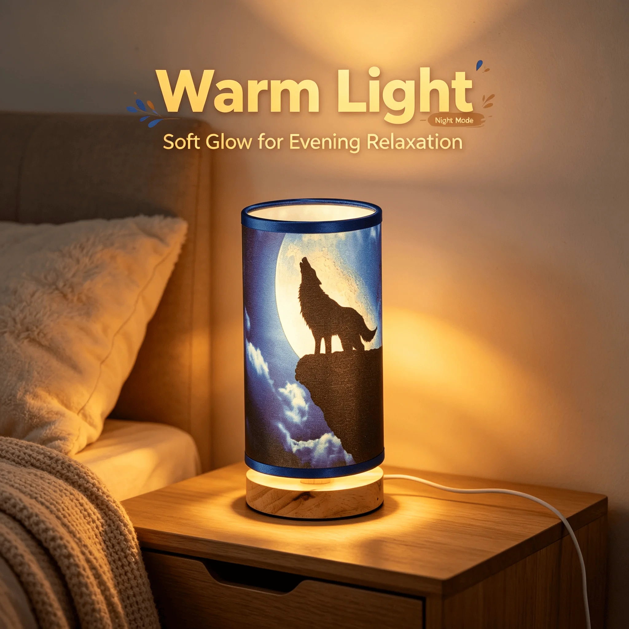 Wolf Moon Lamp