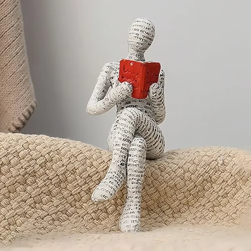 Reading Woman Statue - Image 4