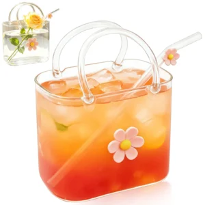Glass Purse Vase