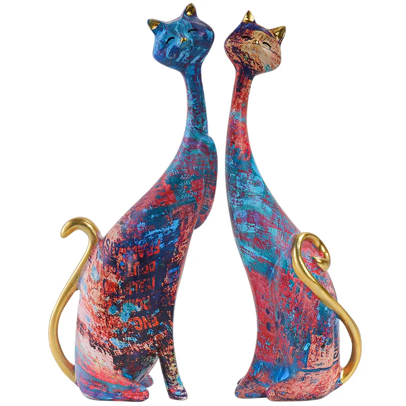 Graffiti Cat Couple