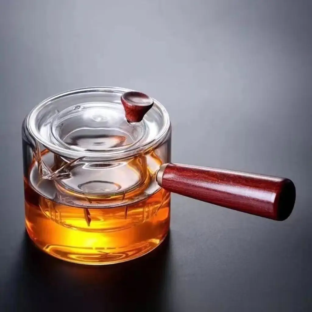 Wood Handle Teapot - Image 3
