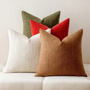 Plaid Pillow Cover