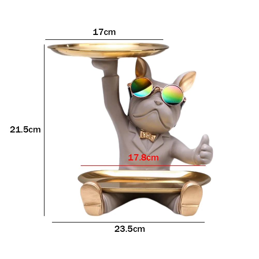 Bulldog Tray Statue - Image 19