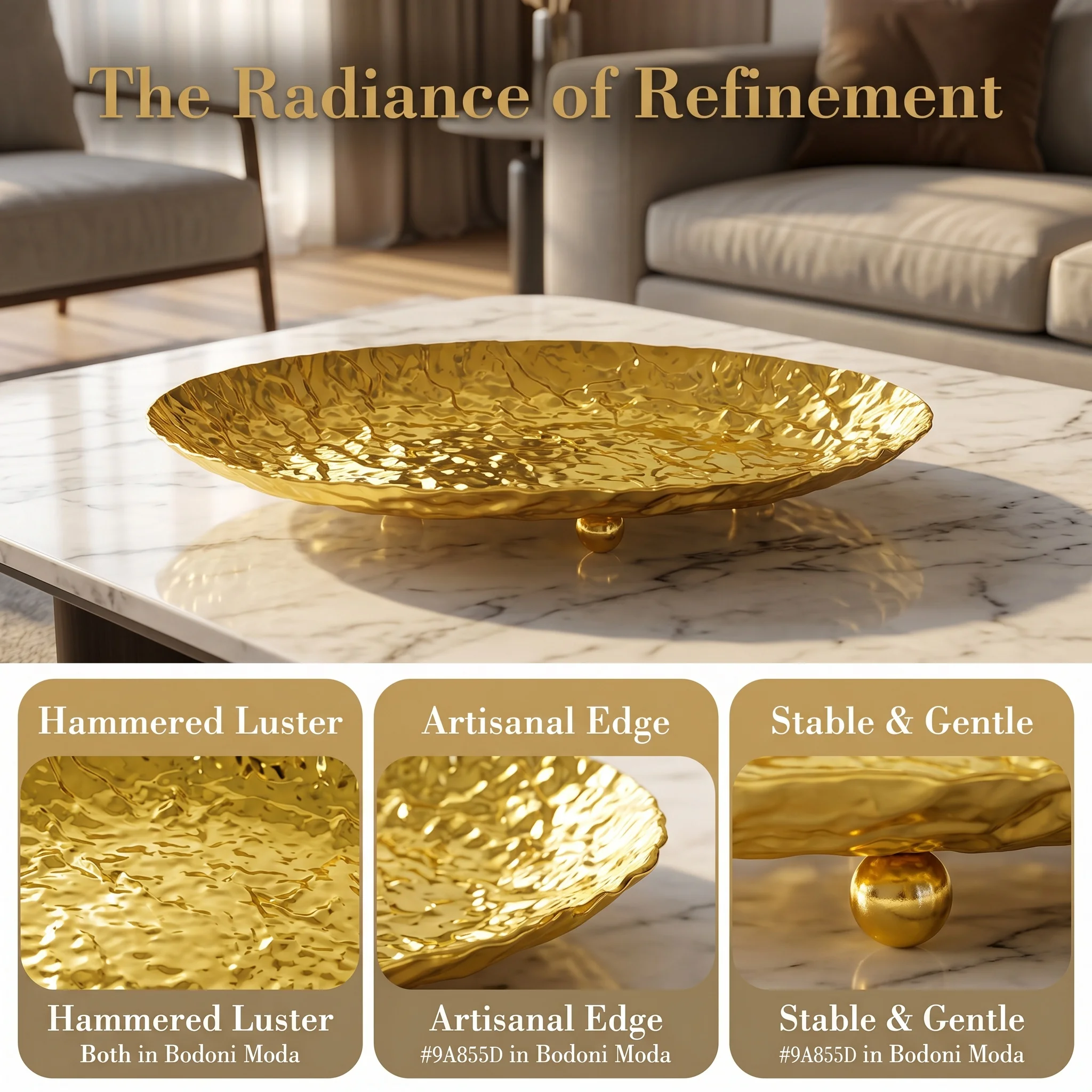 Hammered Catchall Tray - Image 4