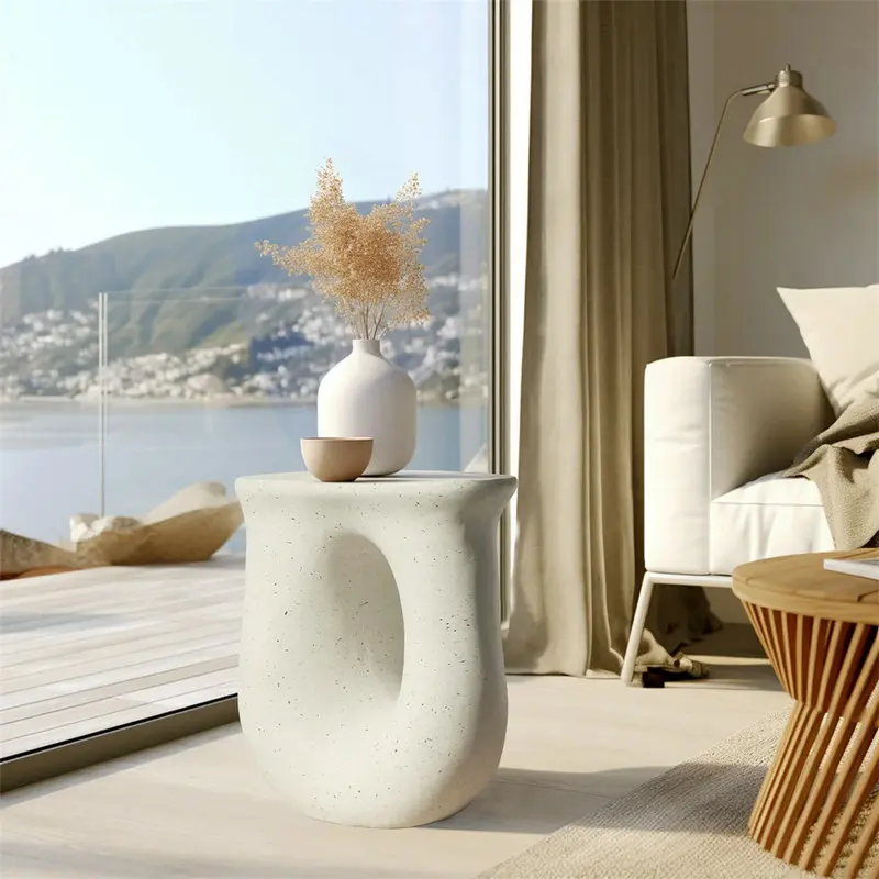 Concrete Accent Table - Image 4