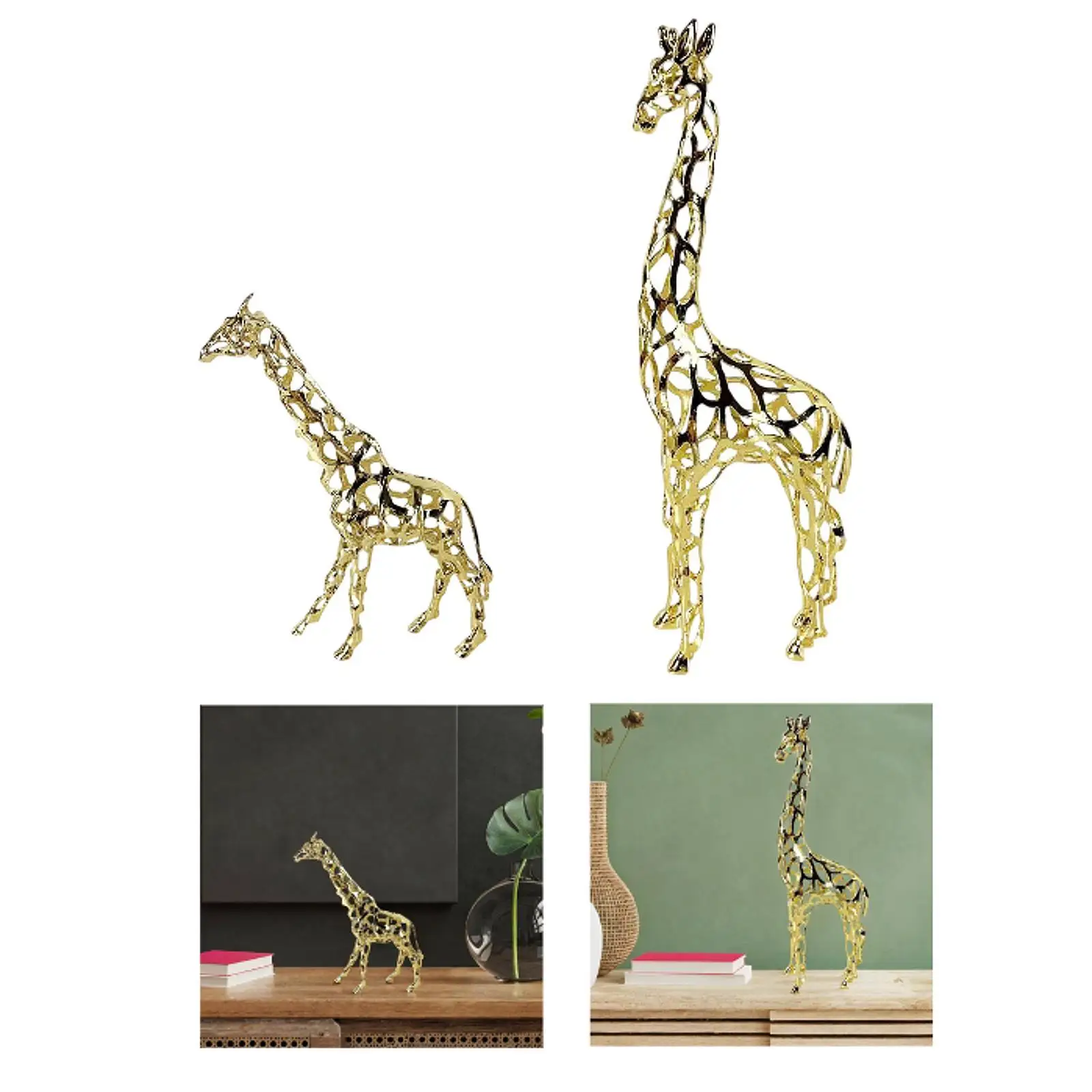 Metal Giraffe Statue - Image 3