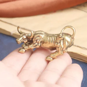 Brass Bull Sculpture