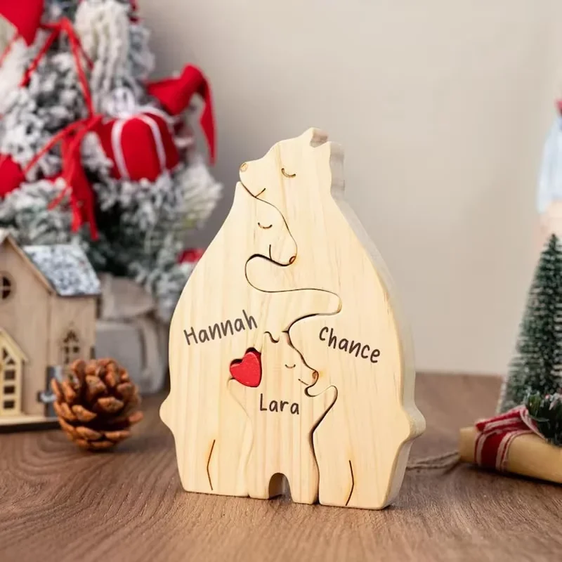 Bear Family Sculpture - Image 2