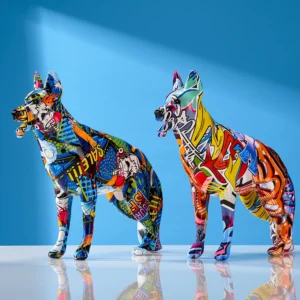 German Shepherd Statue