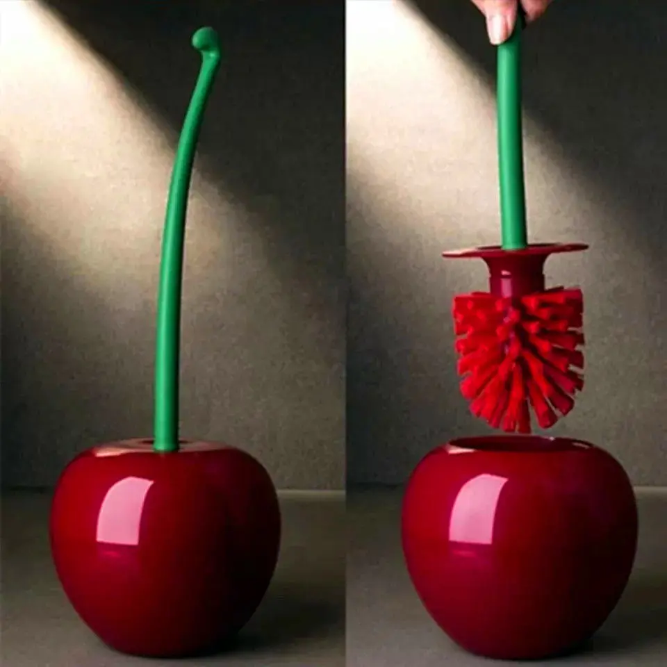 Cherry Brush Holder