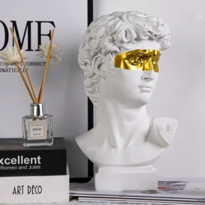Hand-Painted David Bust