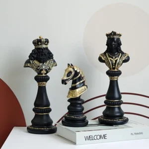 Retro Chess Statue