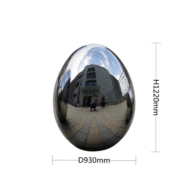 Mirror Egg Sculpture - Image 7