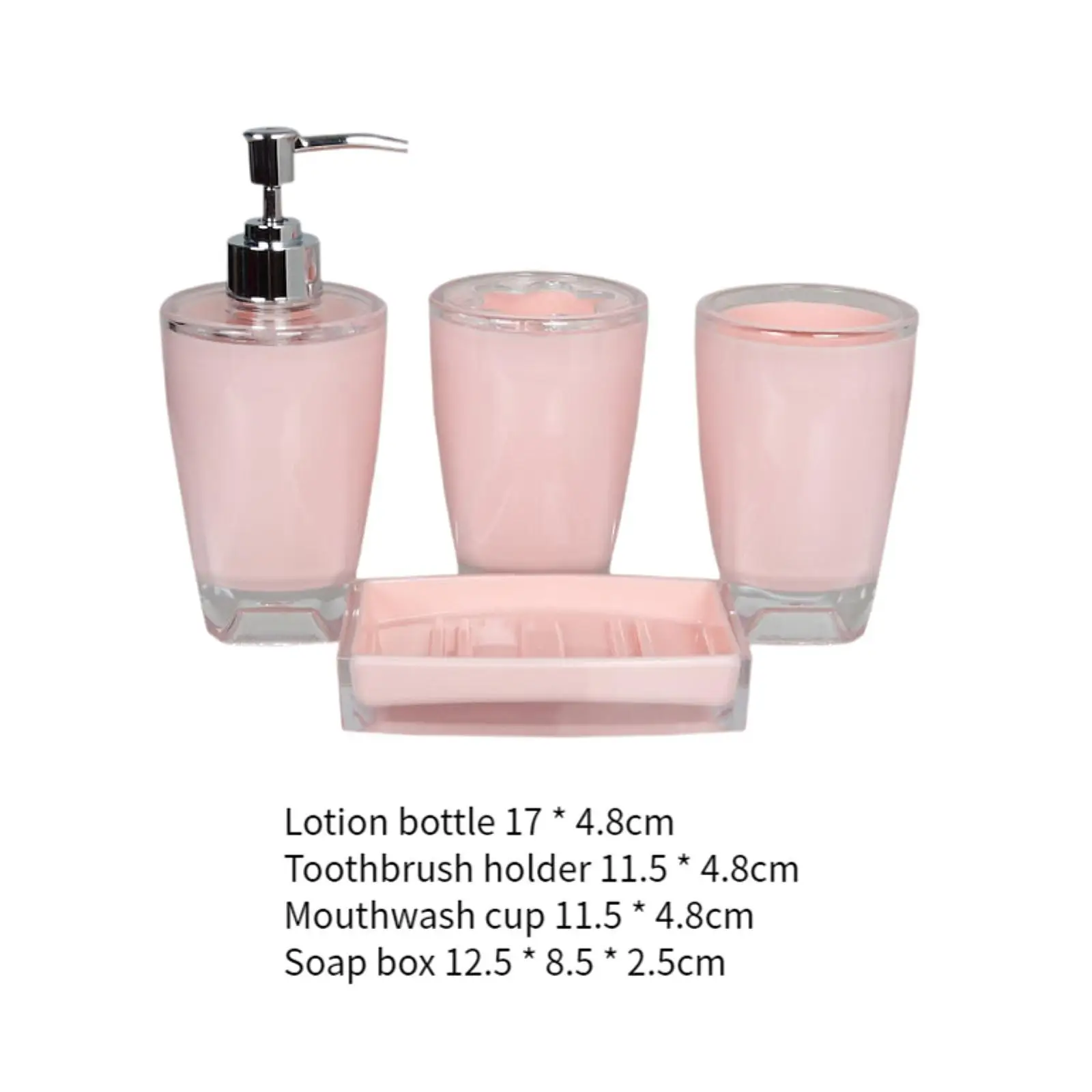 Acrylic Bathroom Set - Image 4