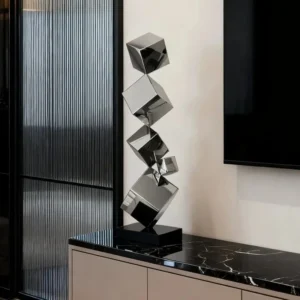 Mirror Steel Sculpture