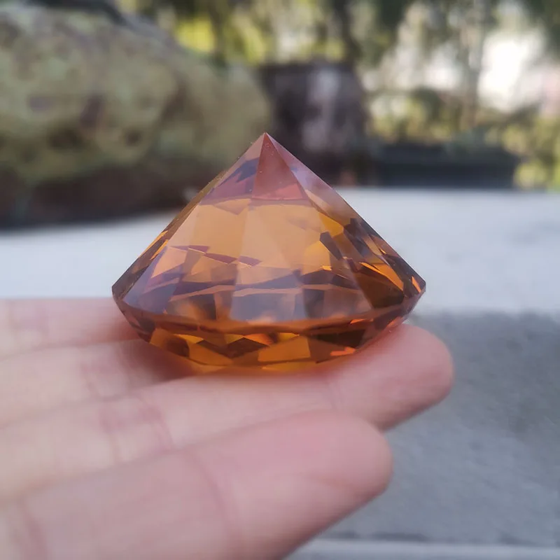 Crystal Diamond Paperweight - Image 2
