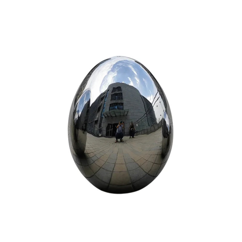 Mirror Egg Sculpture - Image 4