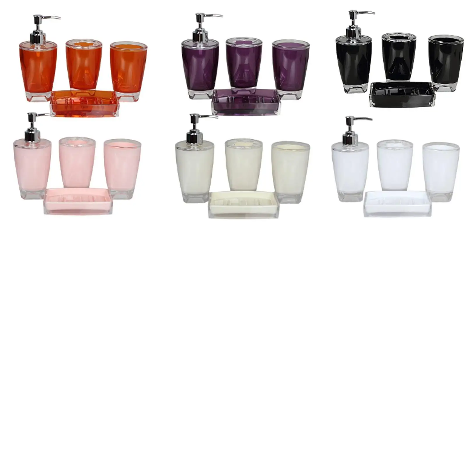 Acrylic Bathroom Set - Image 6