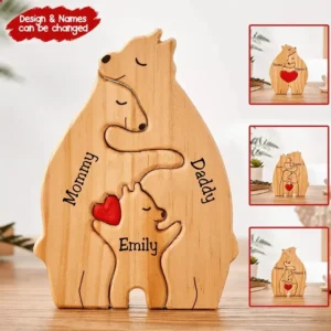 Bear Family Sculpture