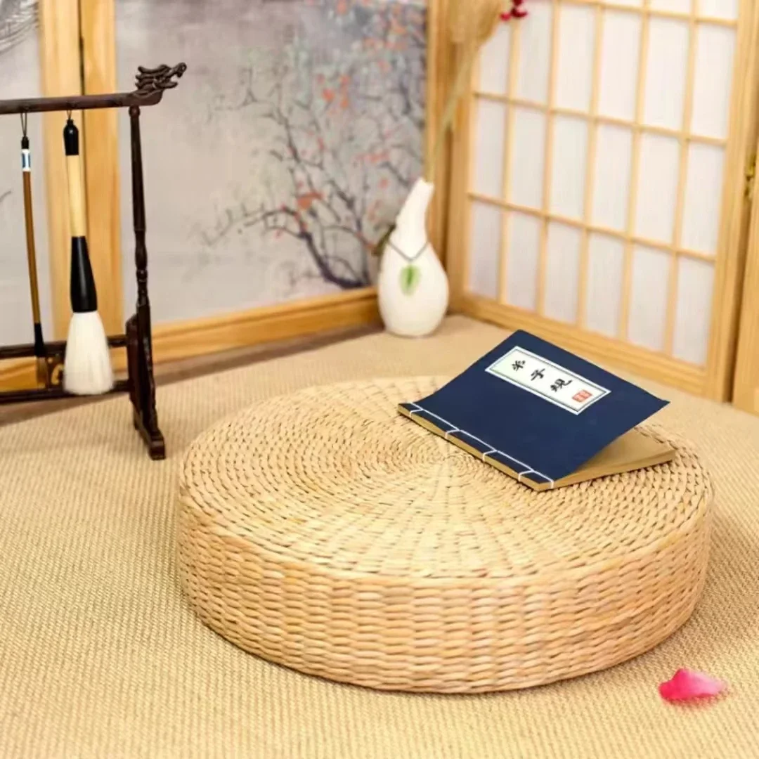 Straw Floor Cushion - Image 7