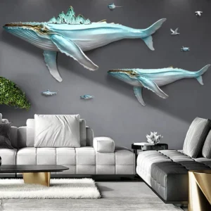 Whale Wall Decor