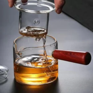 Wood Handle Teapot